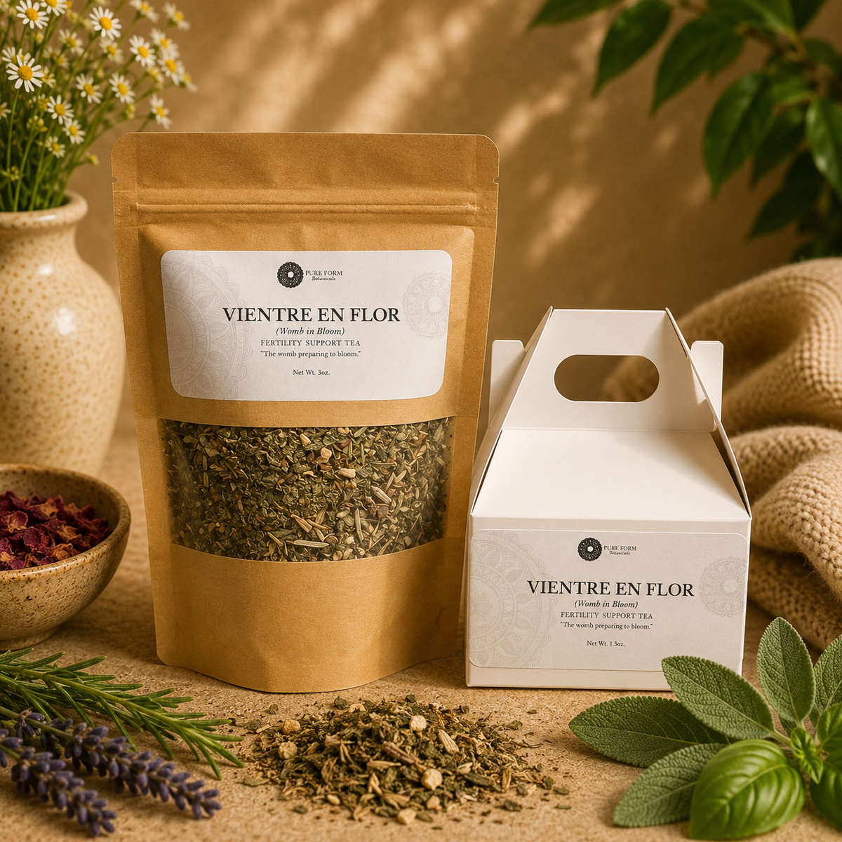 Vientre en Flor — Botanical Tea for the Fertility Journey
