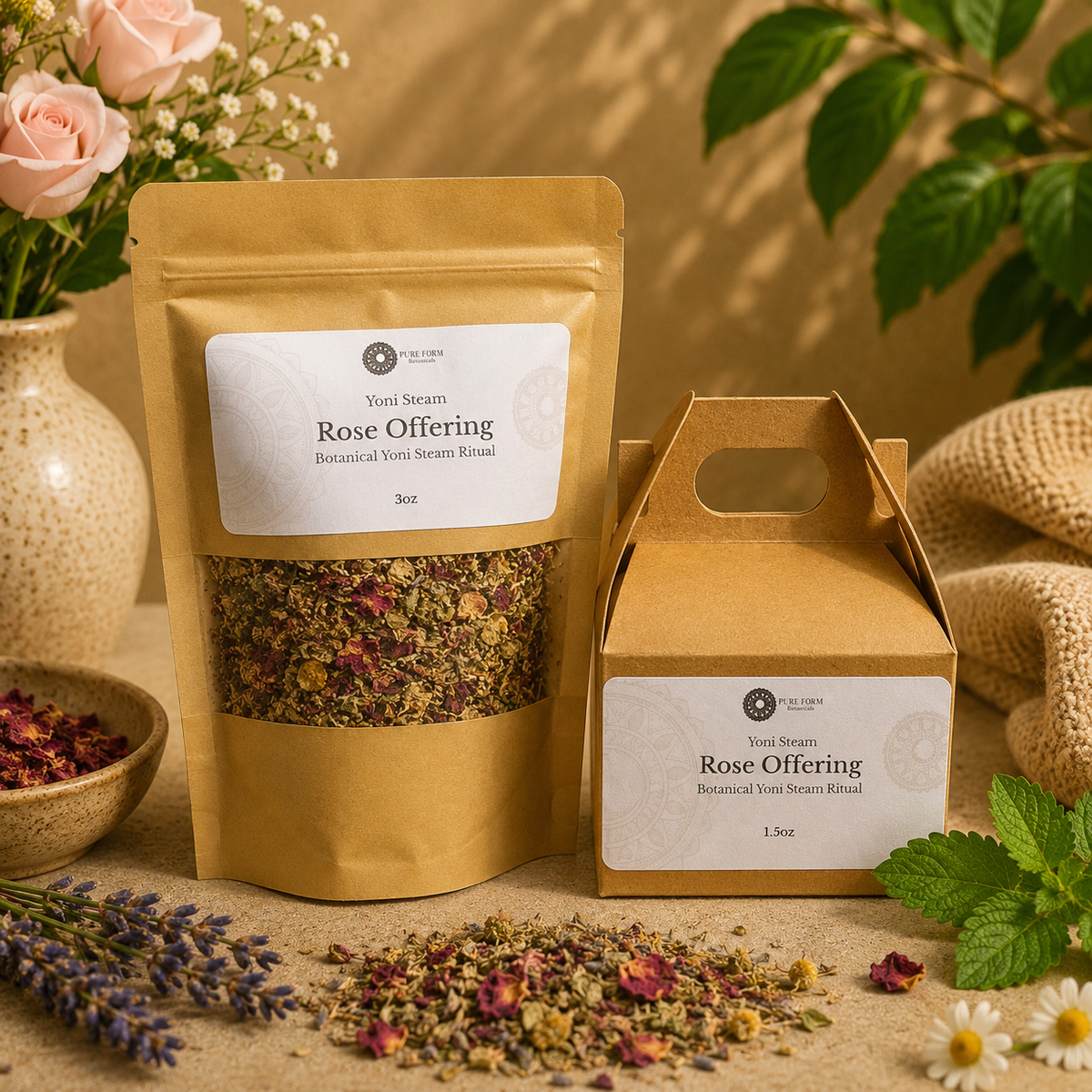 Rose Offering — Botanical Yoni Steam Ritual